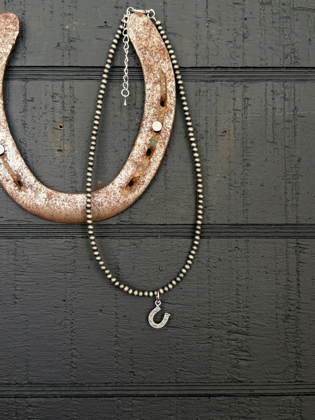Pearled Western Charm Necklace {{ product.product_type }} The Wild J
