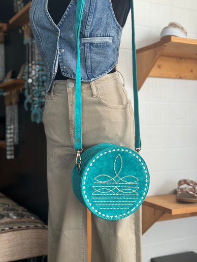 The Boot Stitch Canteen Bag (Turquoise)