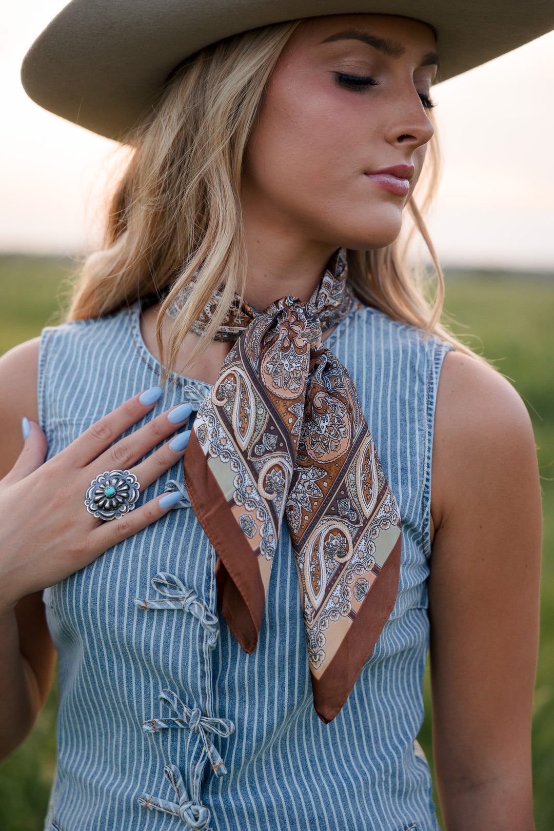 Canyon Paisley Wild Rag