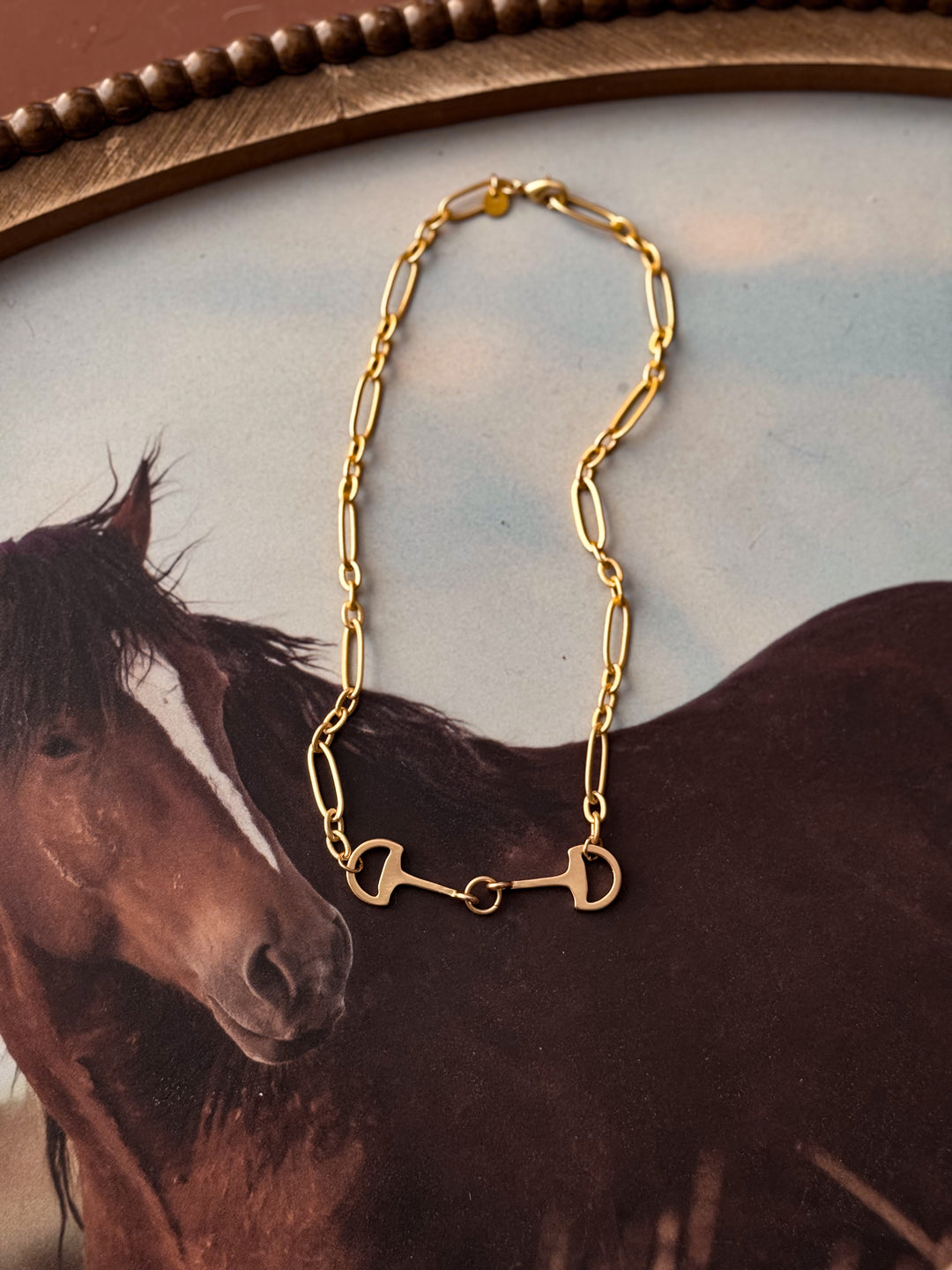 Downsy N' Bit Necklace - Gold