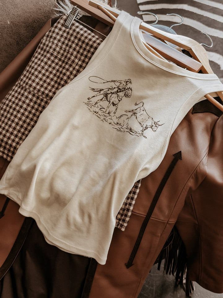 Rodeo Roper Graphic Baby Tank PRE ORDER 8/15