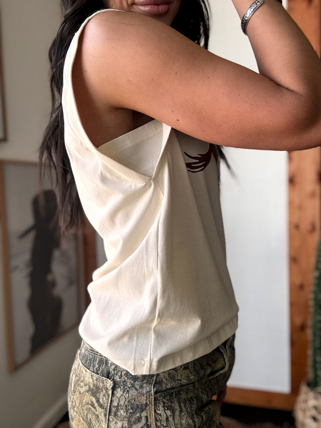 Yeehaw Western Graphic Box Tank