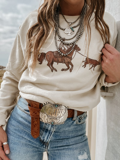 The Ropin’ Cowboy Sweatshirt