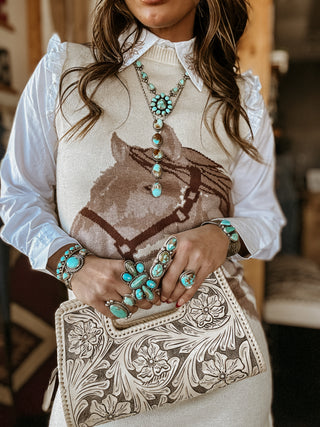 The Turquoise Cluster Lariat