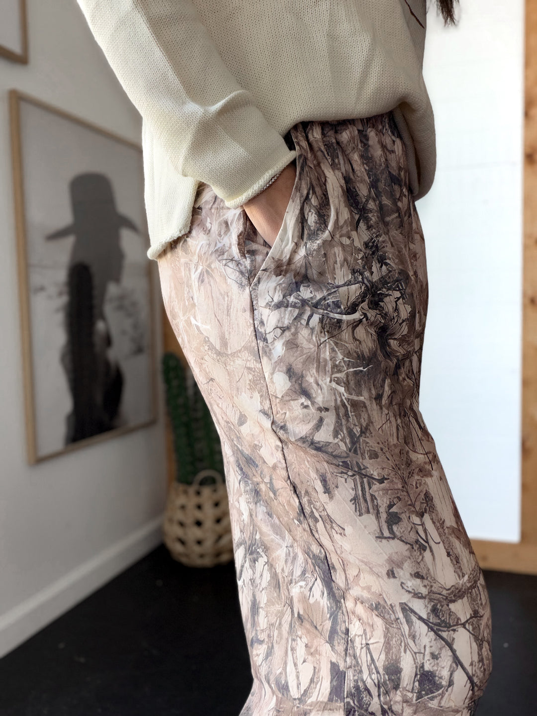 Dark Camo Stretch Lounge Pants