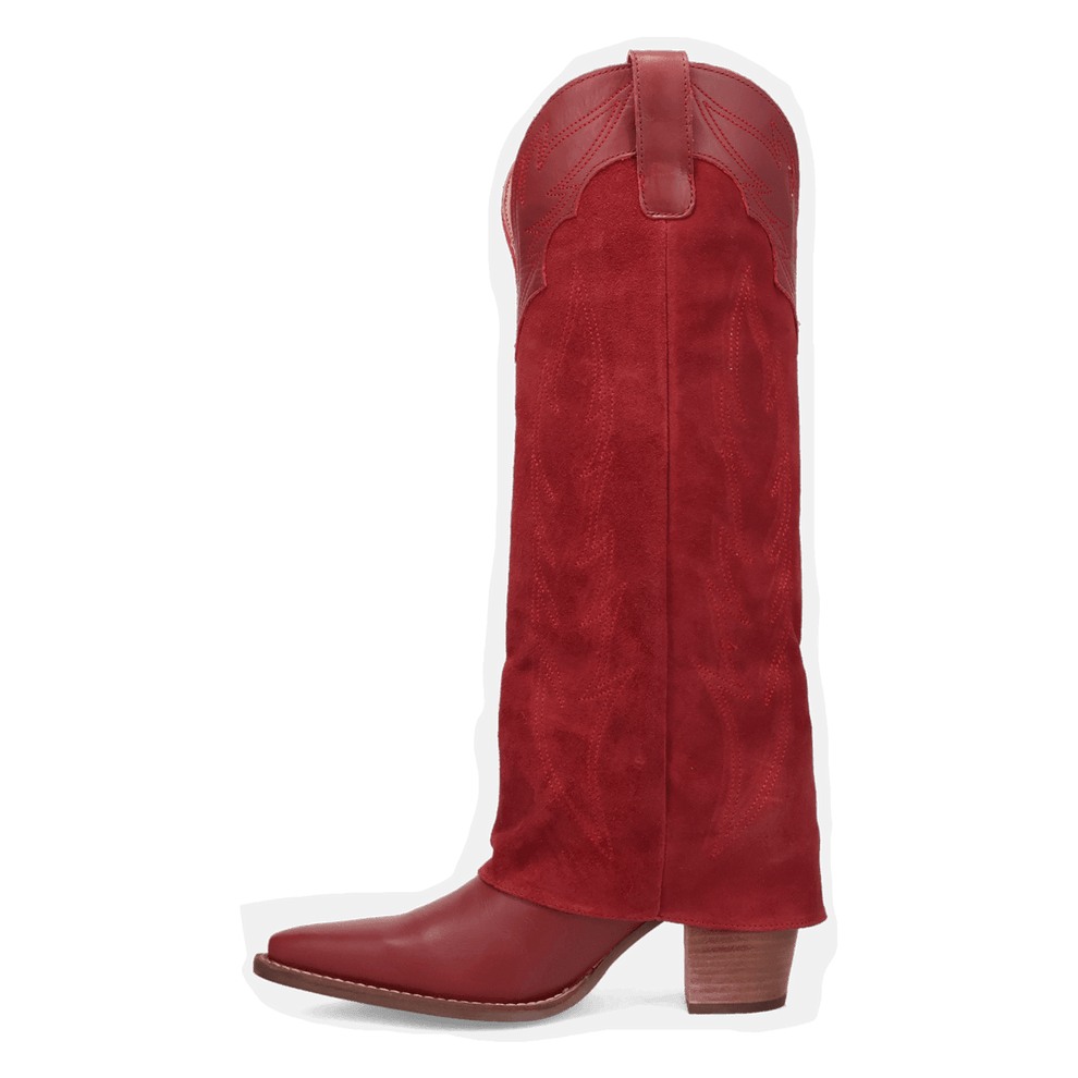 Dingo Red Wild Fire Leather Boots