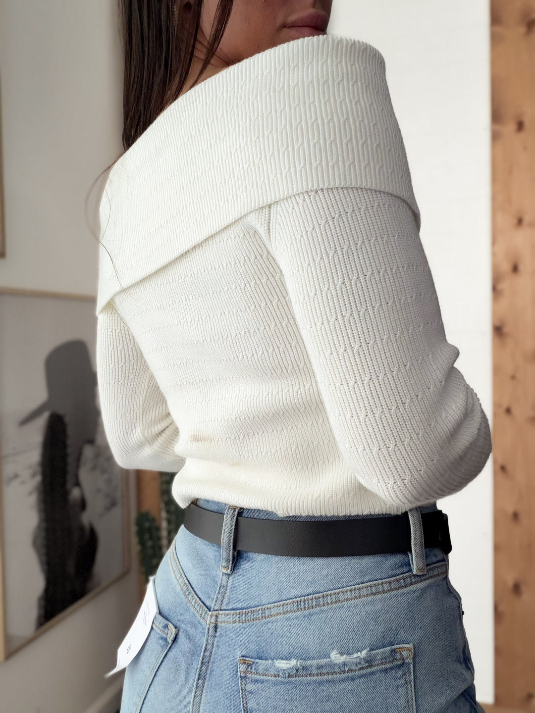 Serenity Snaffle Bit Long Sleeve - White