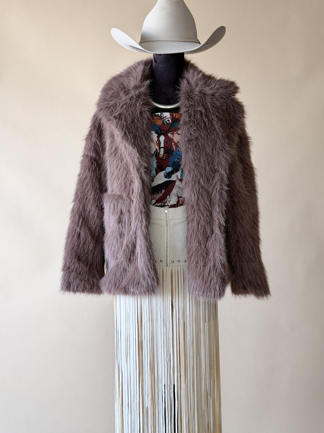 Woven Jacquard Horse Corset