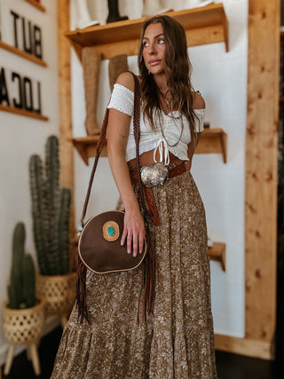 The Wild Circle Bag (Vanilla Center)