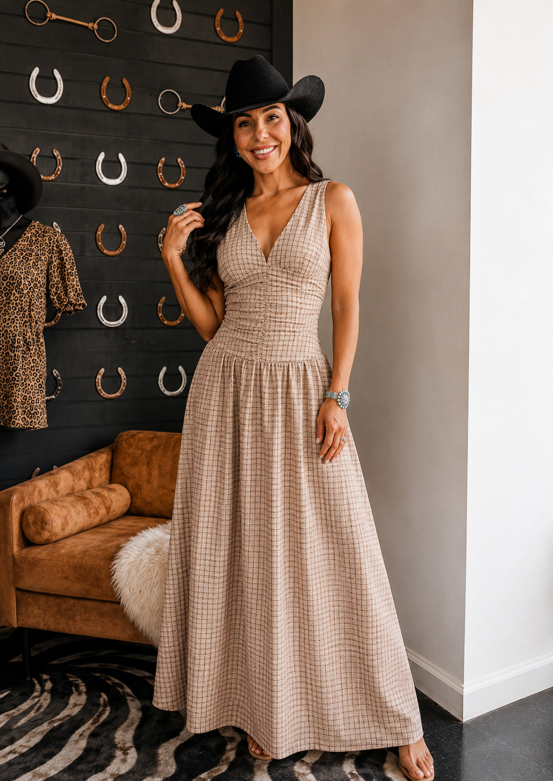 High Country Plaid Maxi Dress PRE ORDER 9/15 – The Wild J