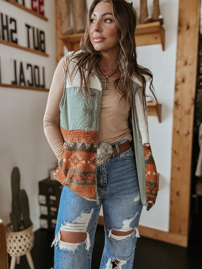 The Sherpa Aztec Vest