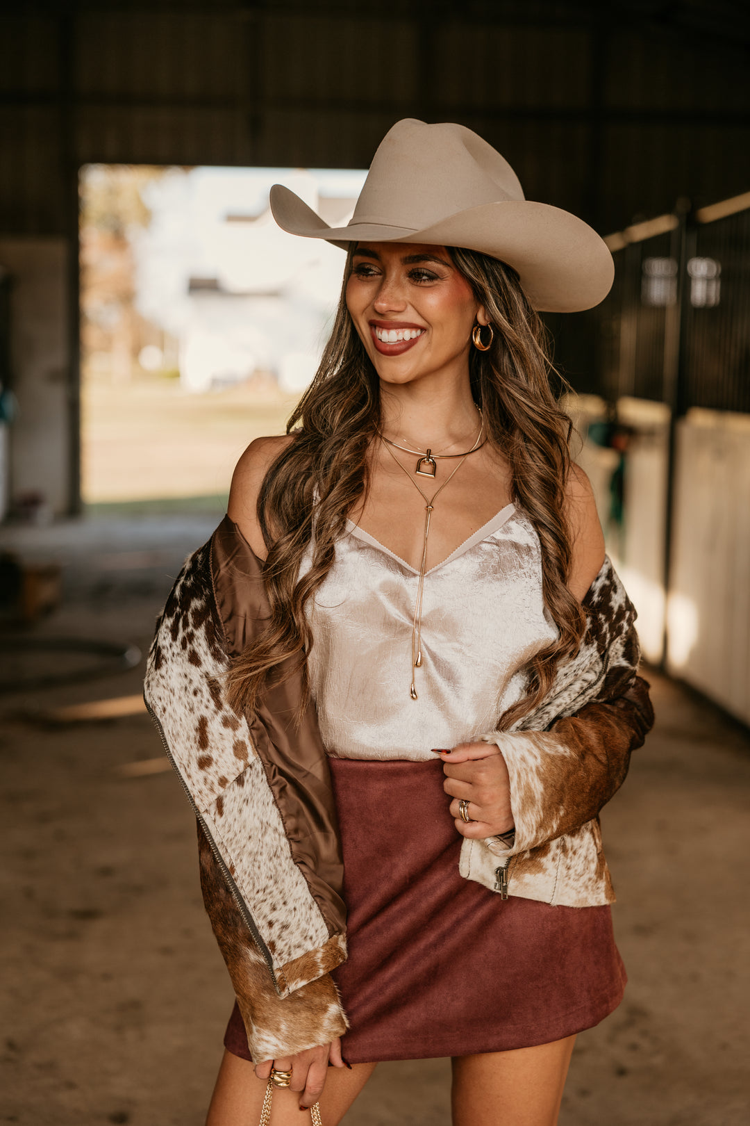 Satin Cami - Champagne