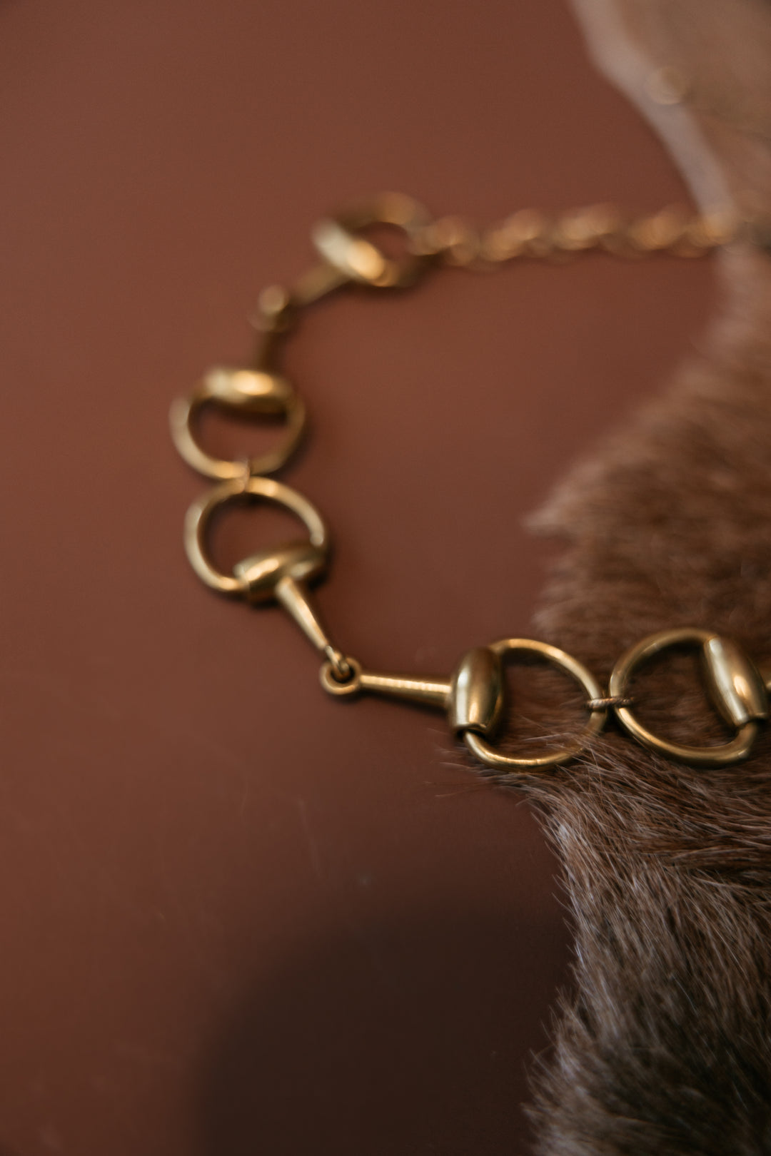 Triple Threat Bit Choker - Gold