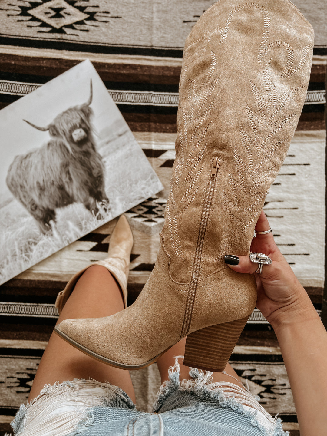 Bronco Knee High Boots