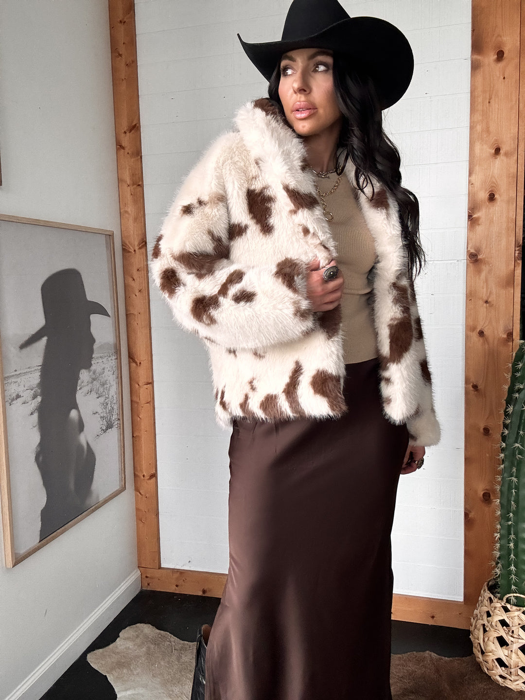 Cow Print Cowgirl Jacket