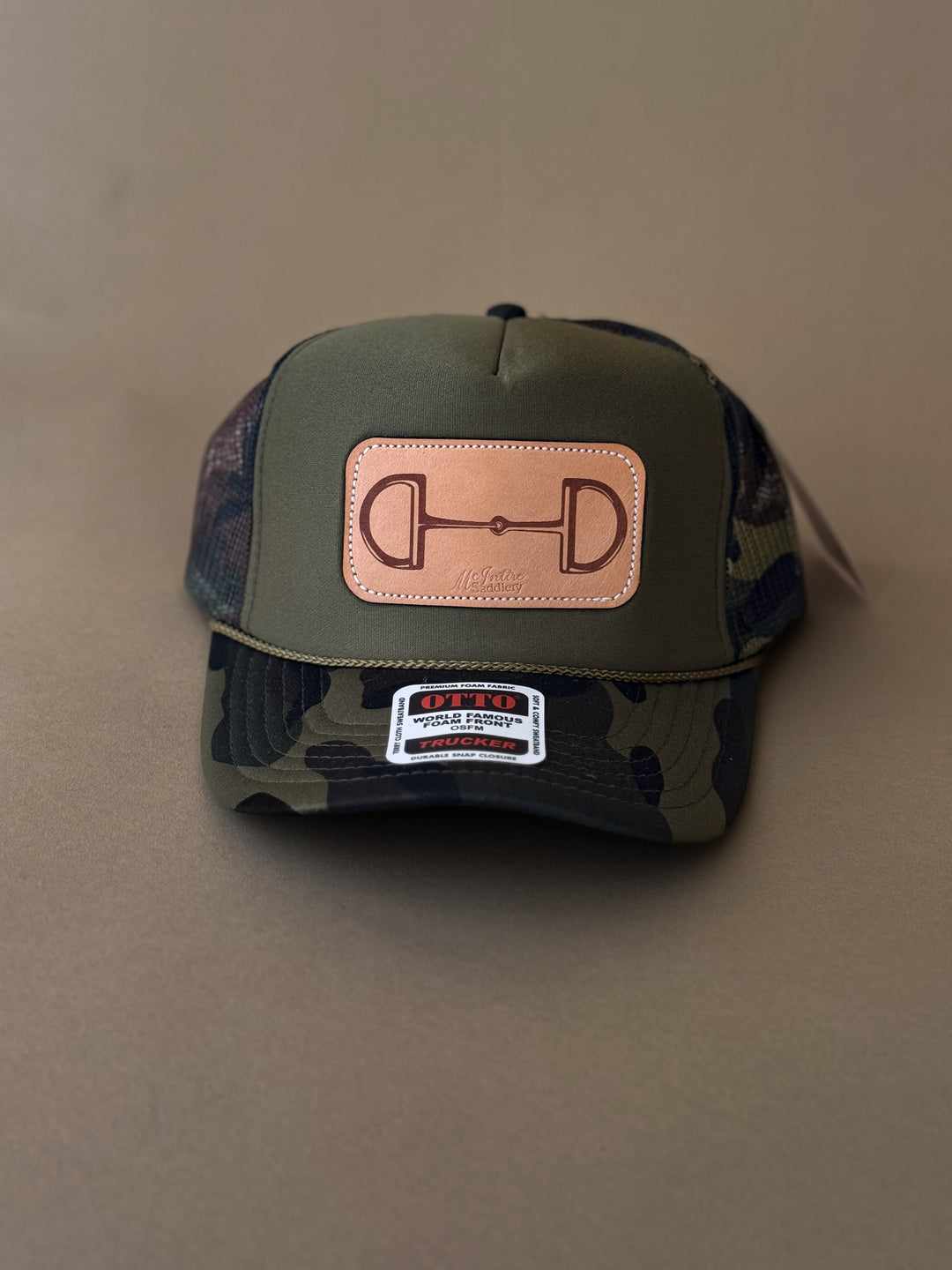 Snaffle-Patch Rope Hat | Camo & Olive