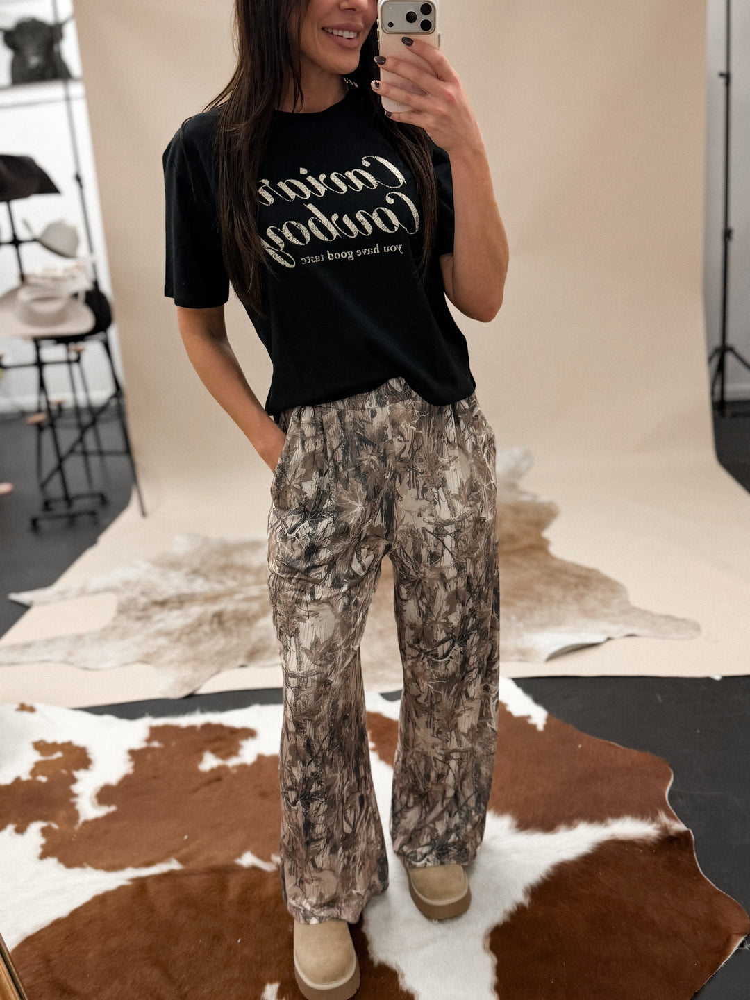 Calça Lounge Stretch Camuflada Escura PRÉ-VENDA OUTUBRO