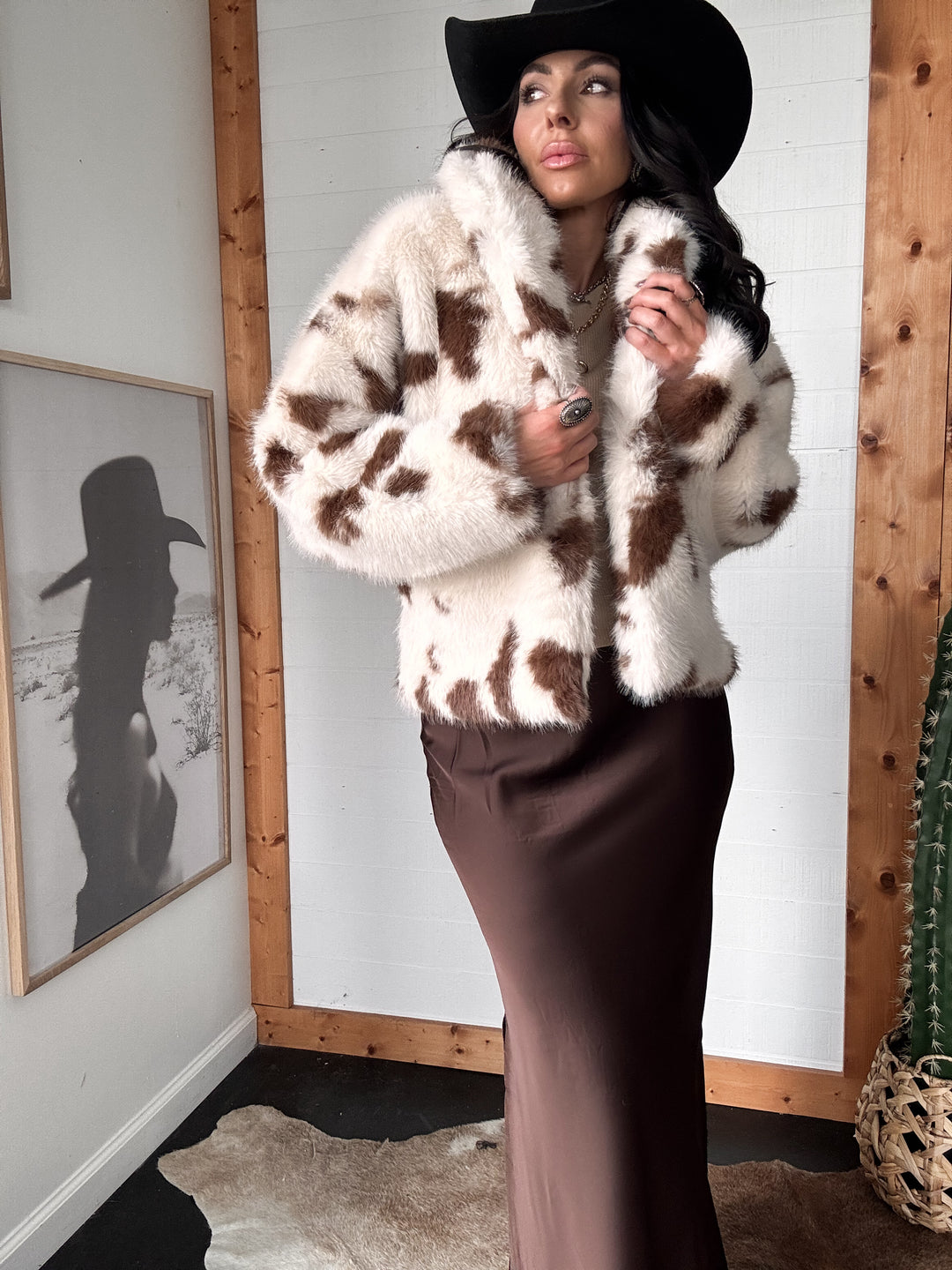 Cow Print Cowgirl Jacket