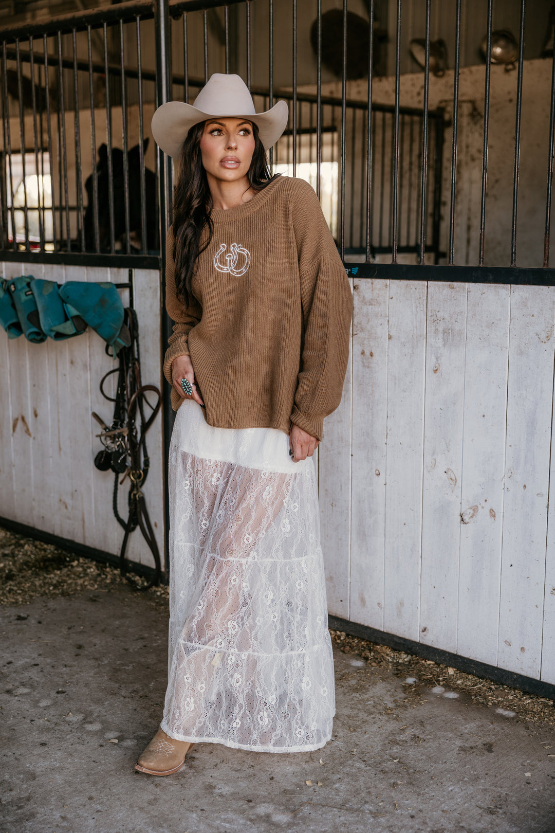 Double Horse Shoe Sweater