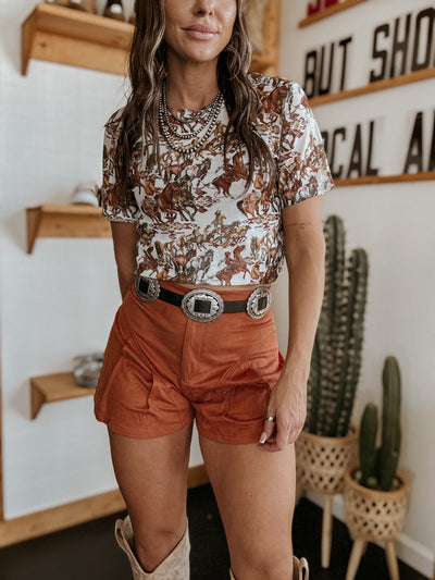 Concho Flower Belt (BLK)