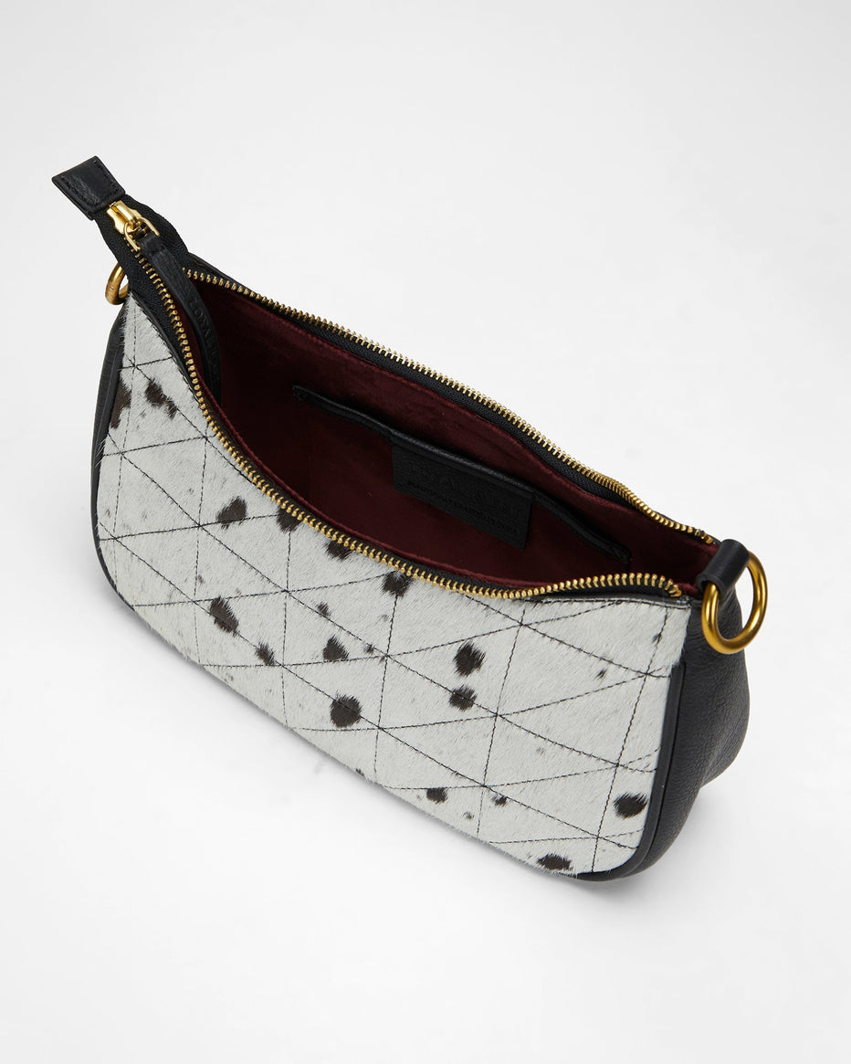 Loyal Cowhide Leather Quilted Bag