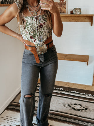 The Wild Flower Corset Top (FINAL SALE)