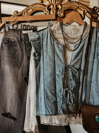 The Denim Quilt Vest