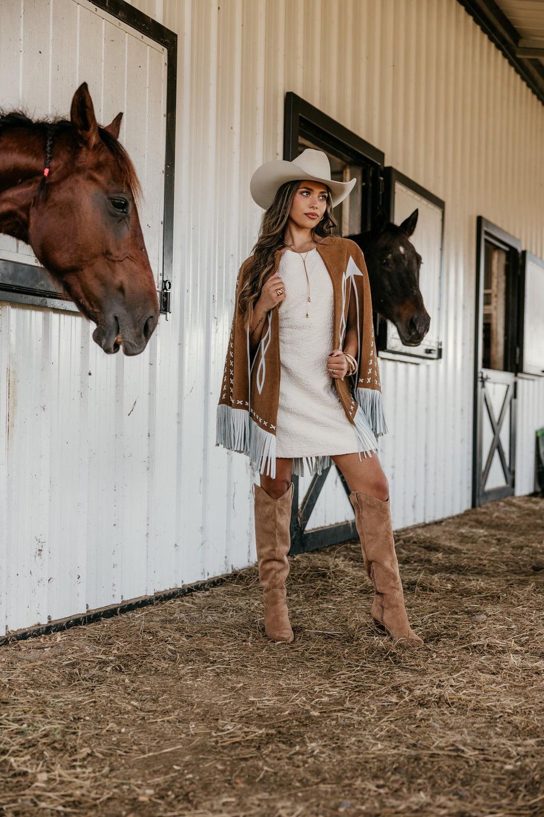 The Back Tie Mini Dress | Natural