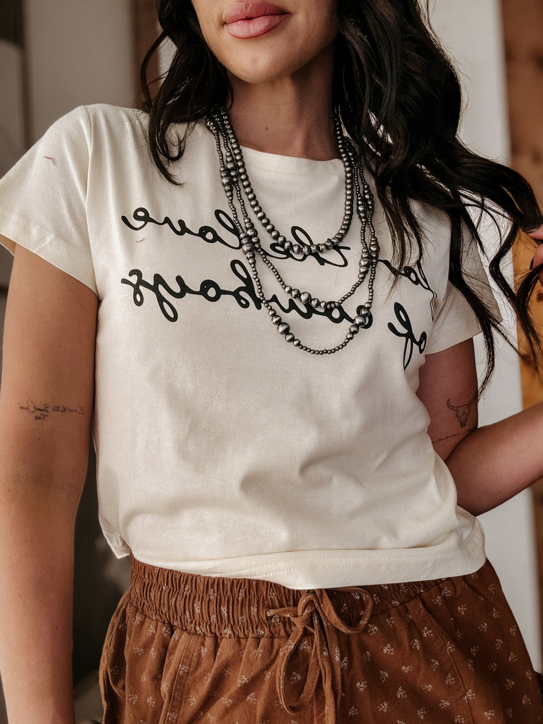 For the Love of Cowboys Tee