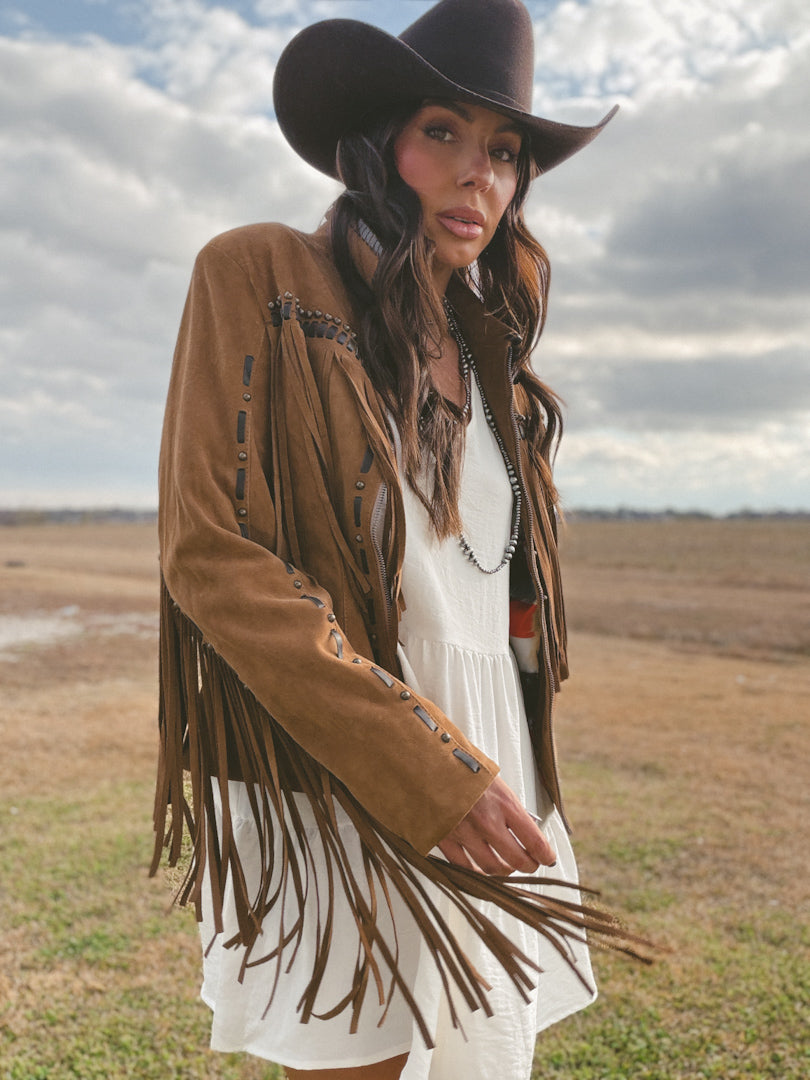 Camel Horse Shoe Jacket