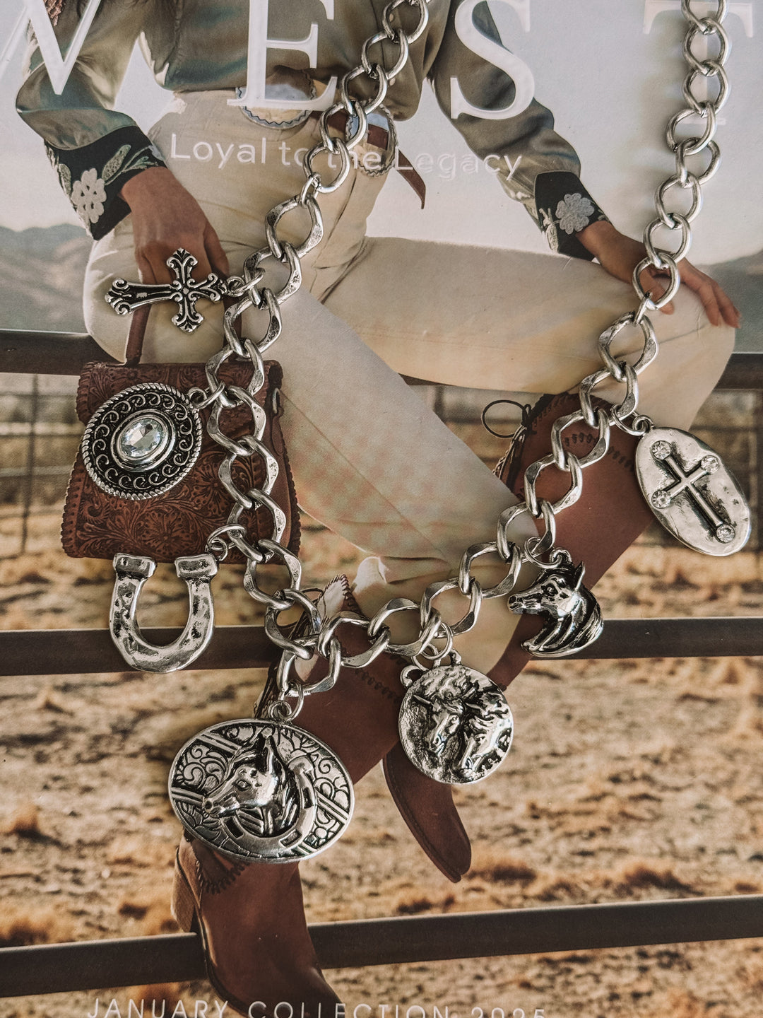 The Western Charm Necklace Set (SLVR) – The Wild J