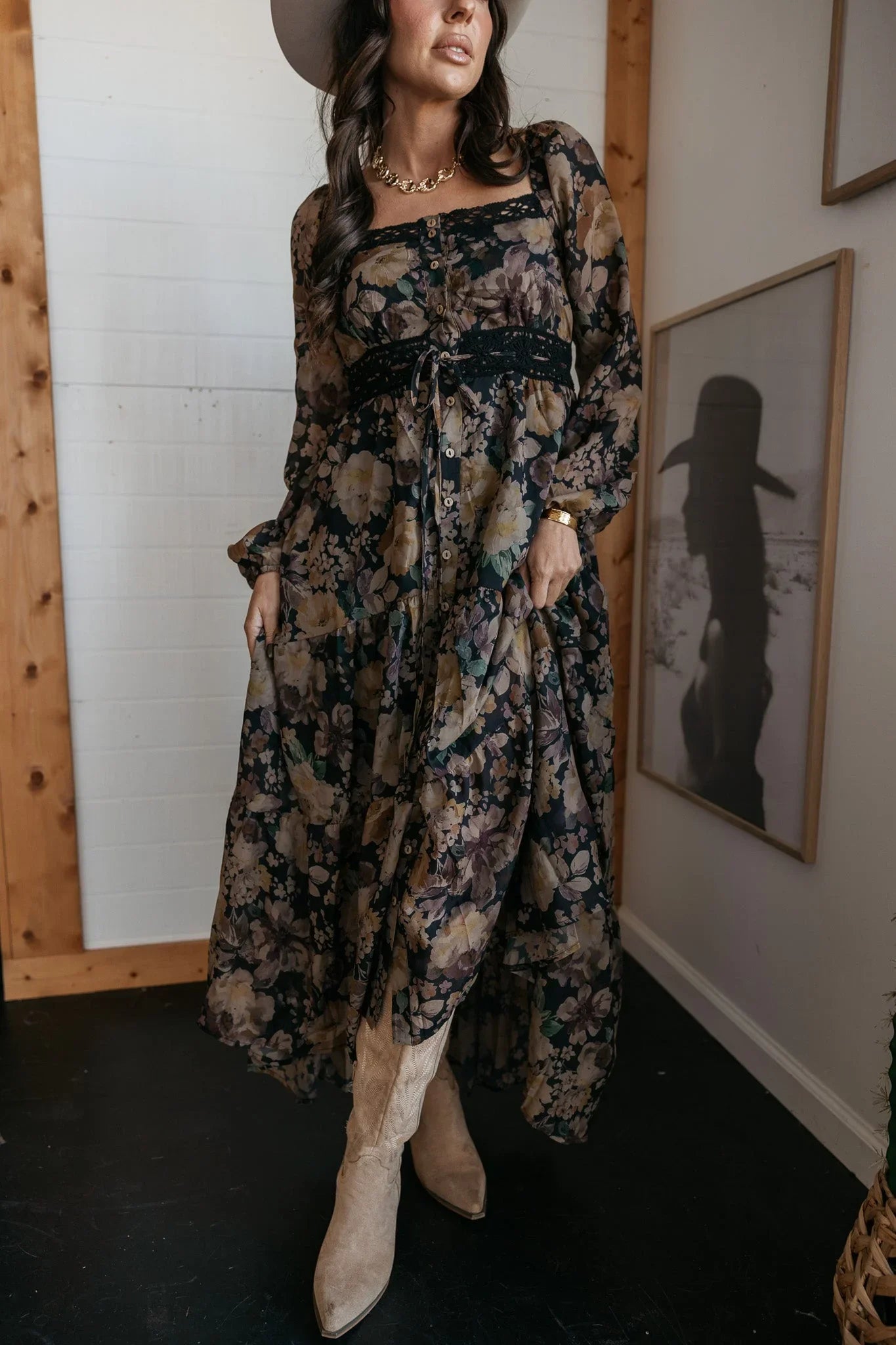 Open Range Maxi Dress - Black The Wild J Open Range Maxi Dress - Black The Wild J