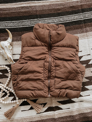 Cocoa Puffer Vest