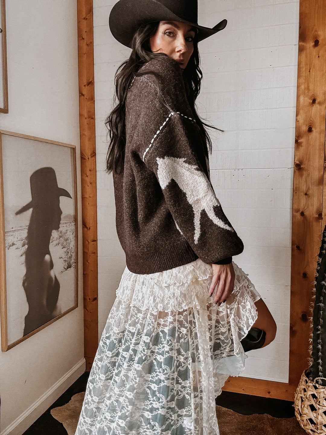 Cozy Horse Knit Cardigan PRE ORDER 8/30