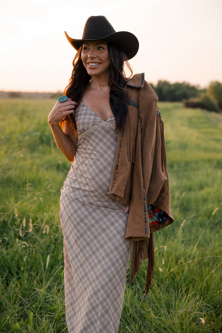 Chaqueta Camel Horse Shoe