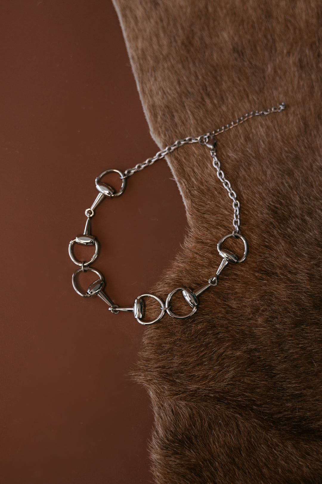 Triple Threat Bit Choker - Silver