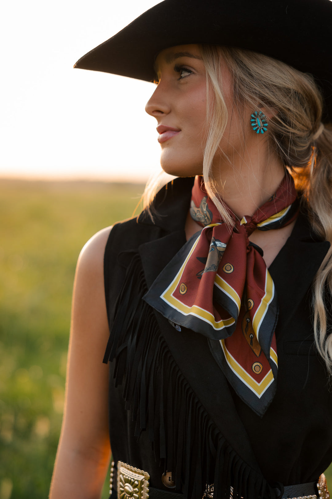 Take A Seat Scarf (DP RED Shorty)