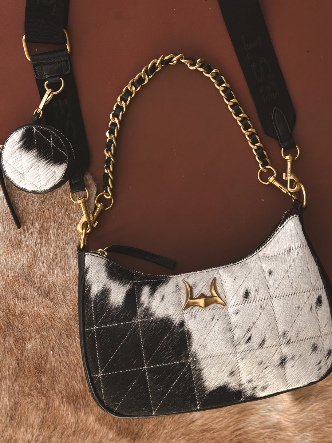 Loyal Cowhide Leather Quilted Bag