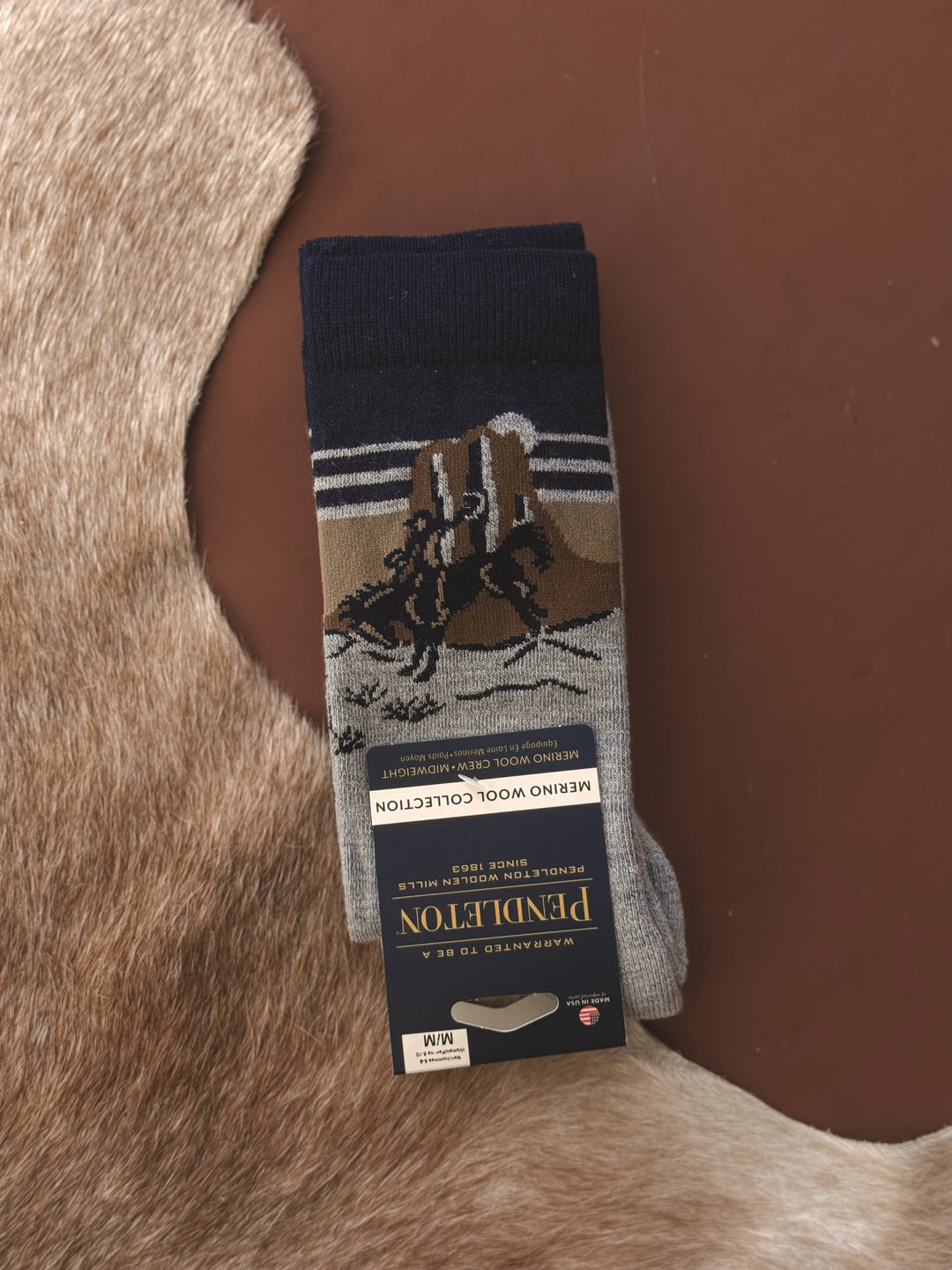 Pendleton Desert Rider Merino Crew Socks