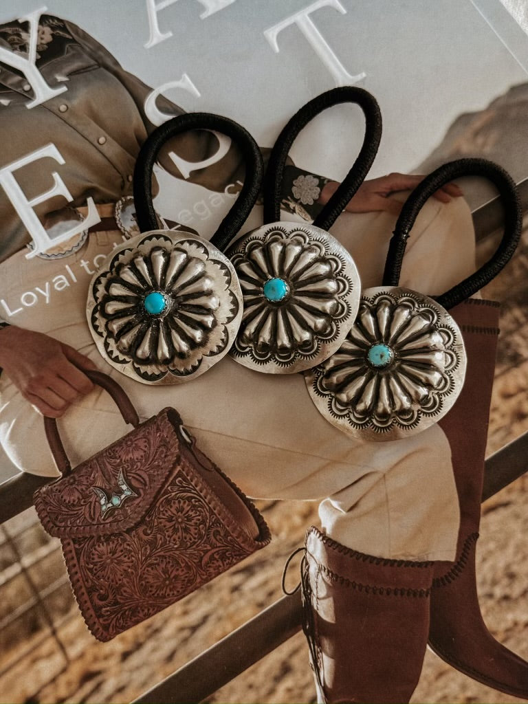 Concho N’ Stone Hair Tie