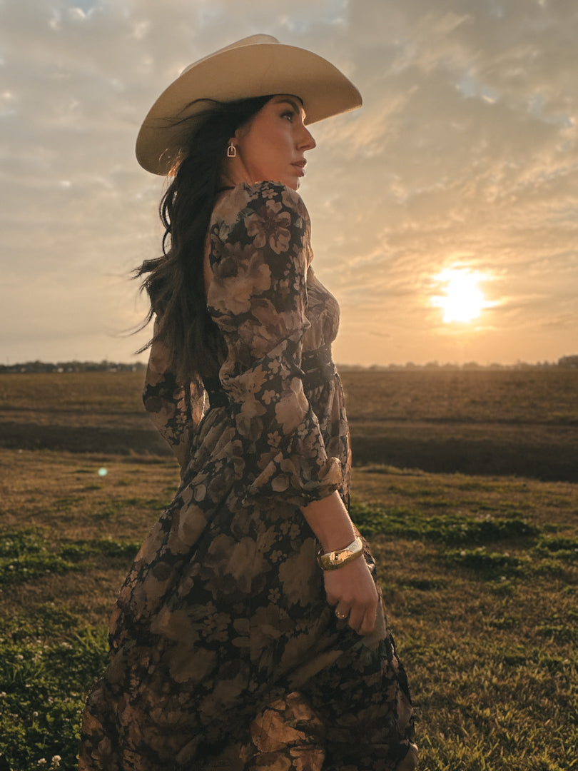 Open Range Maxi Dress - Black