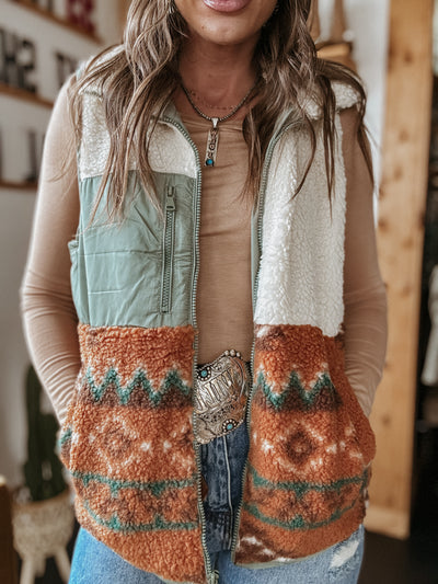 The Sherpa Aztec Vest