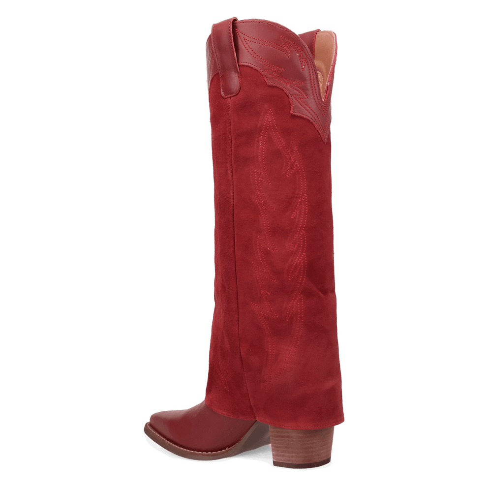 Dingo Red Wild Fire Leather Boots