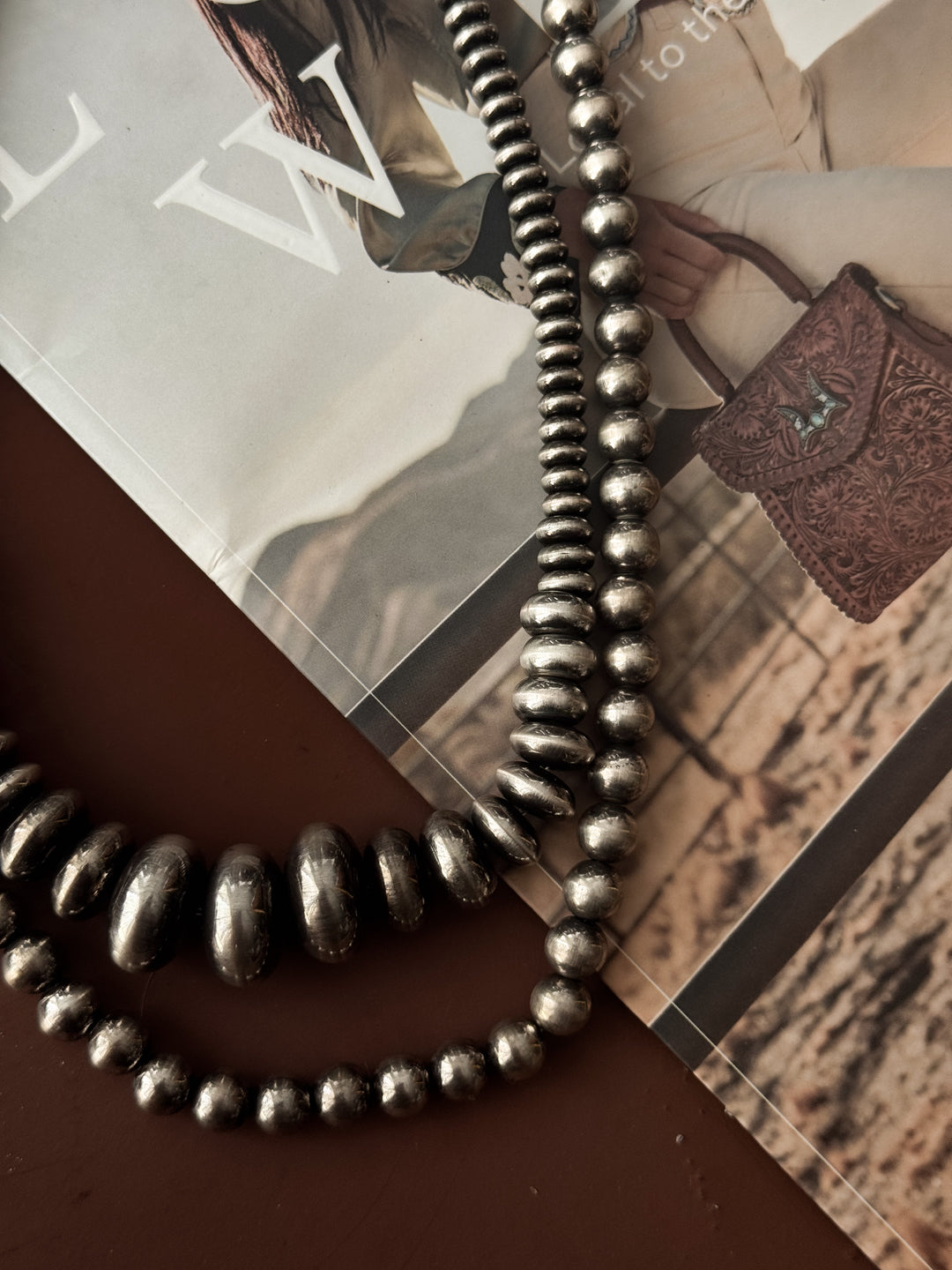 Collar de perlas de 2 capas