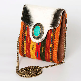 The Saddle Blanket Crossbody (Red/Orange)