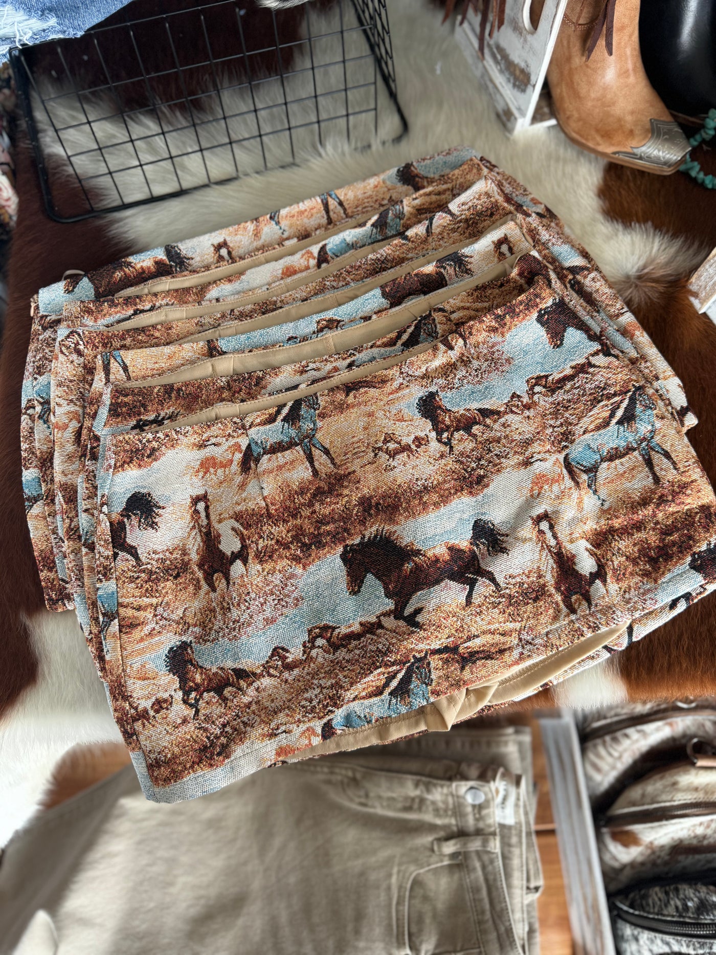 The Wild Horses Mini Skirt