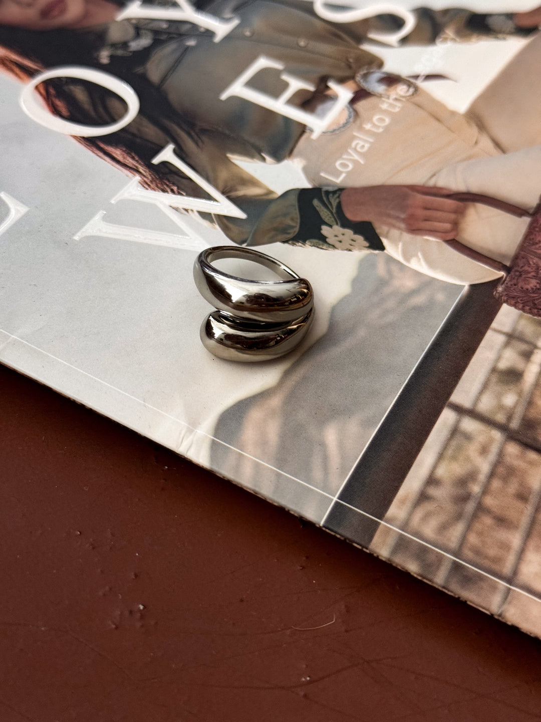 Lasso Ring – Silver Stainless Steel