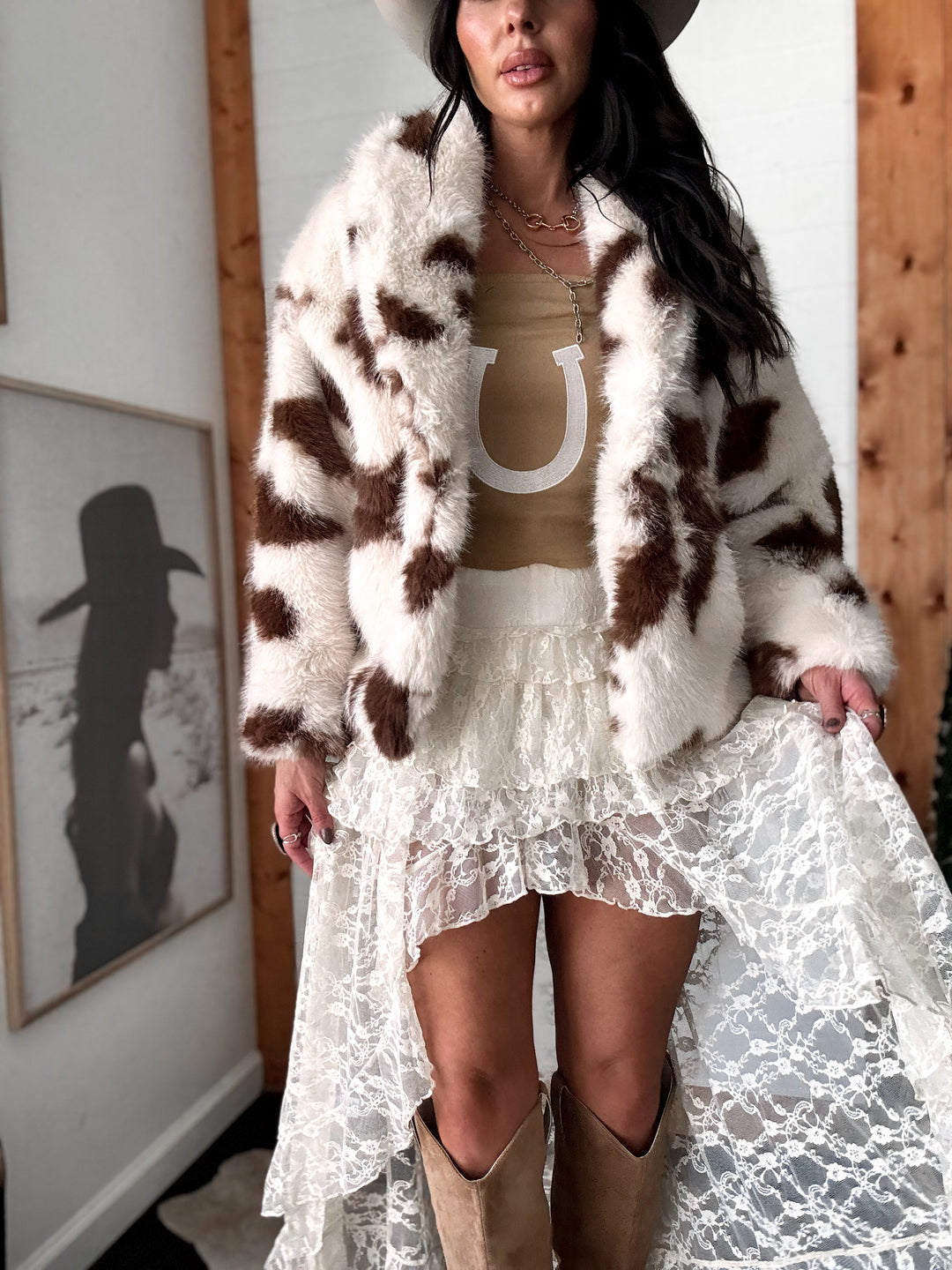 Cow Print Cowgirl Jacket