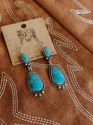 Turquoise Tears Earrings