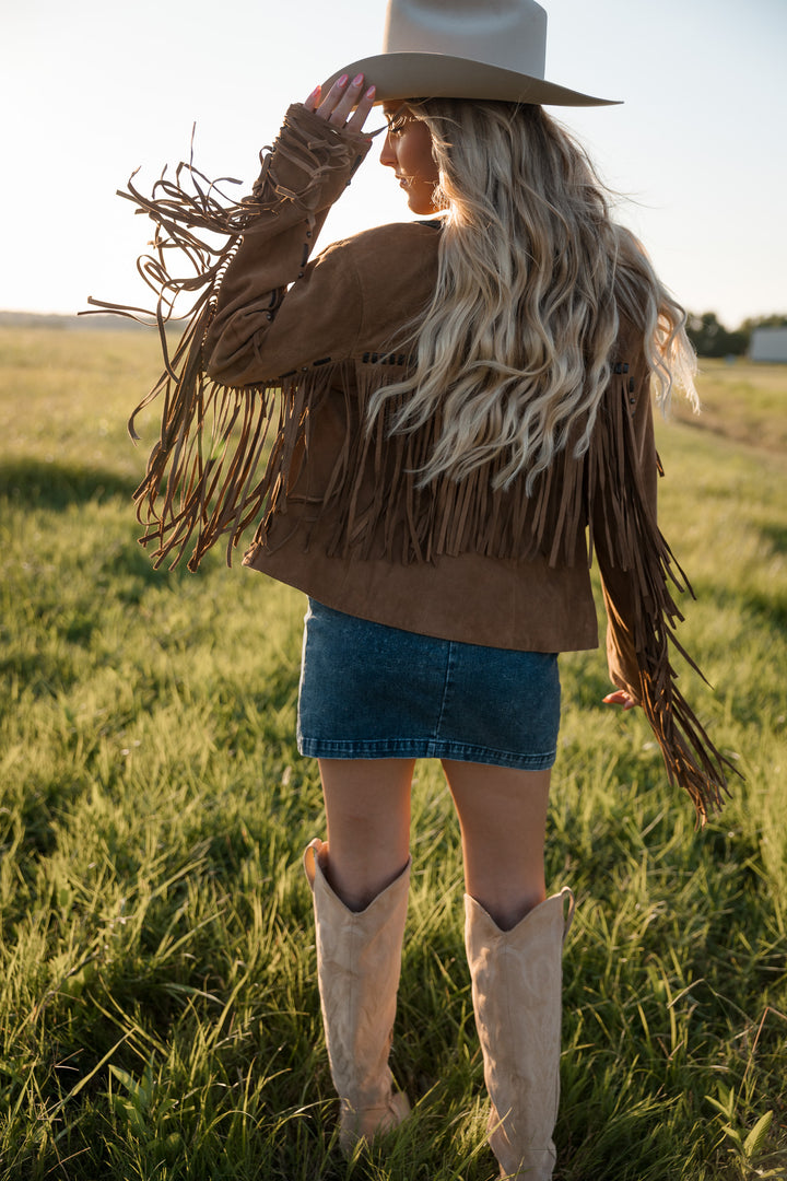 Camel Horse Shoe Jacket